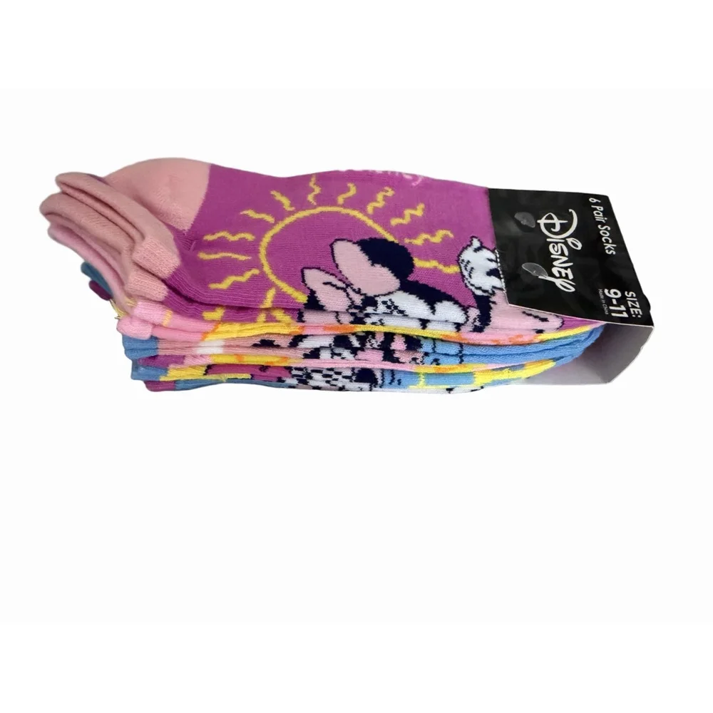 Disney Minnie Mouse Ankle Socks- 6 Pairs